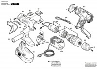 Bosch 0 603 941 330 Psb 18 Ve-2 Cordl Perc Screwdr 18 V / Eu Spare Parts